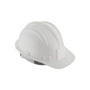 imagem de um capacete branco de seguranca