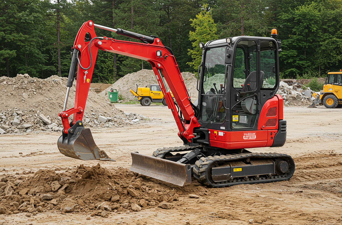Equipamentos para movimentação de terra utilizados em obras e construção civil
